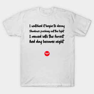 Day decays into night (Alternative) T-Shirt